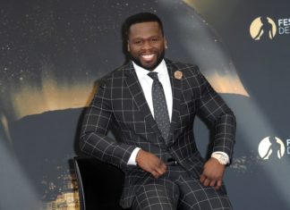 50 Cent at the "Power' photocall at the 57th Festival of Television in 2017