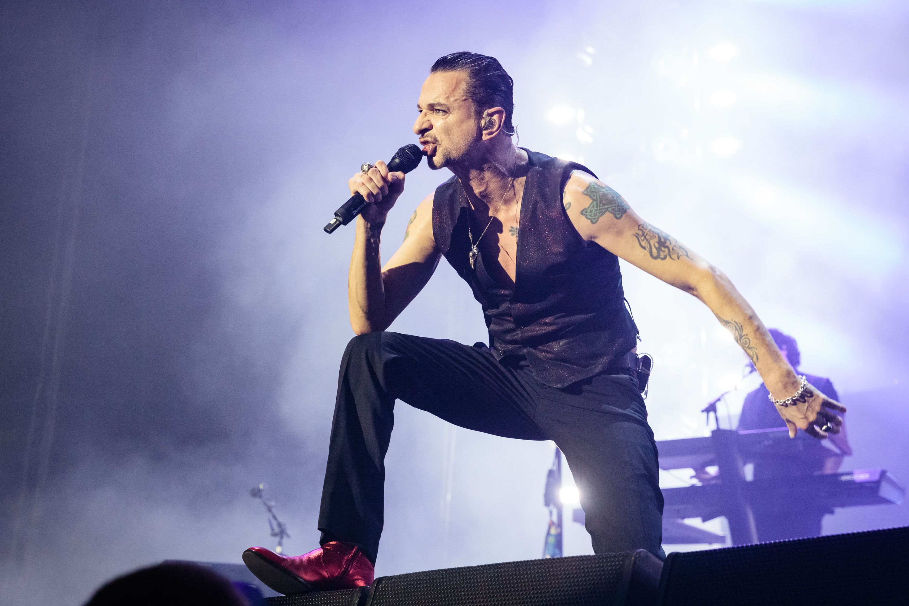 Dave Gahan of Depeche Mode in concert in 2018