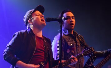Fall Out Boy in concert at Electric Brixton, London, UK in 2018