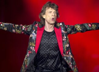 Mick Jagger of the Rolling Stones in concert in 2017