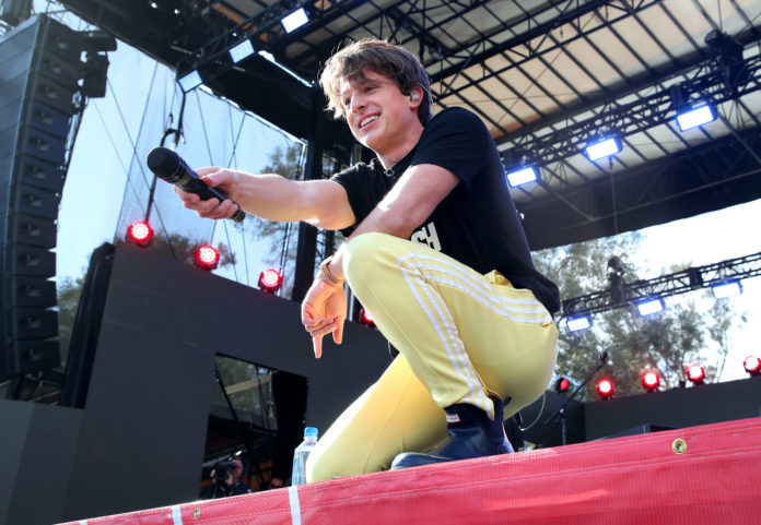 Charlie Puth performs at The Ultimate Family Festival, Los Angeles, 25 Mar 2018. Photo by Chelsea Lauren/WWD/REX/Shutterstock (9476014do)