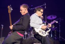 Best New Songs of the Week Scott Shriner and Rivers Cuomo of Weezer performing in 2017