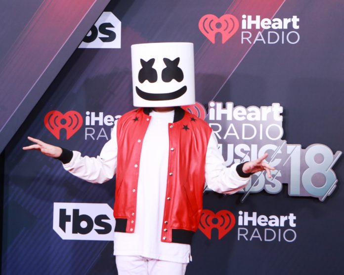 Marshmello at the iHeart Radio Music Awards in 2017