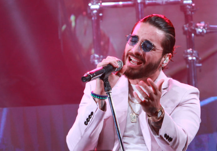 Maluma in concert at the Faena Theater in 2018