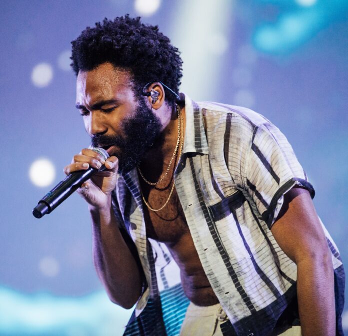 Donald Glover performs as Childish Gambino at the Lovebox Festival in 2018