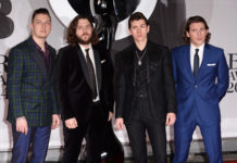 Arctic Monkeys at The Brit Awards in 2014