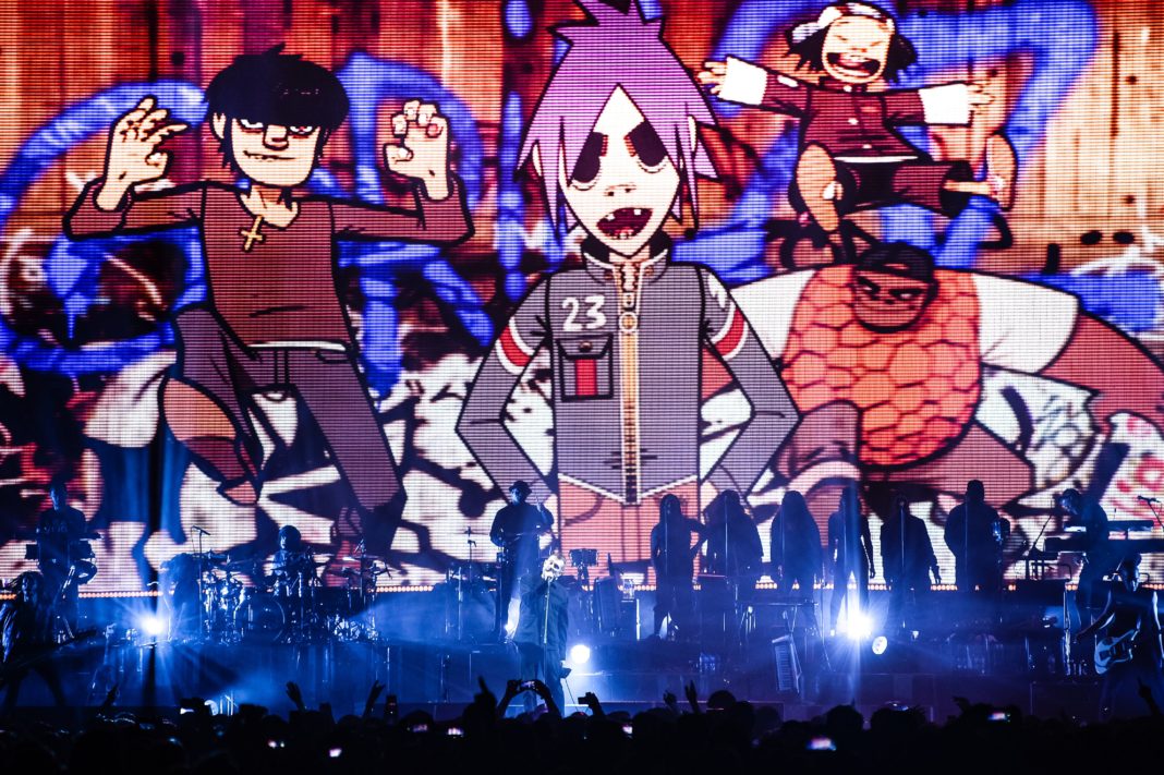 Gorillaz фото концертов