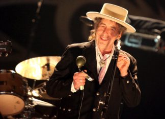 Bob Dylan in concert during the Sturgis Motorcycle Rally in 2010