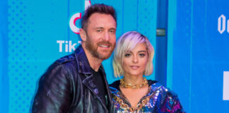DJ David Guetta and Bebe Rexha at the 25th MTV Europe Music Awards in 2018