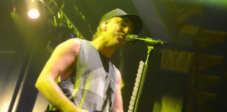Lead singer Alex Gaskarth of All Time Low.