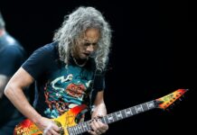 Metallica’s Kirk Hammett Has “Ton of Material” For New Album Kirk Hammett of Metallica in concert in 2018