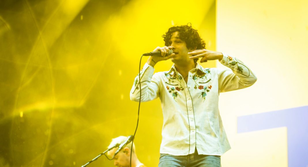 The 1975 performs in the 2019 Pinkpop Festival, the Netherlands