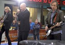 R.E.M. Reissuing 1994’s “Monster” with Unreleased Music R.E.M. - Mike Mills, Michael Stipe, and Peter Buck - in concert in 2008