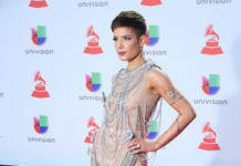 Halsey at the Latin Grammy Awards in 2018.