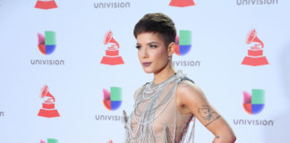 Halsey at the Latin Grammy Awards in 2018.