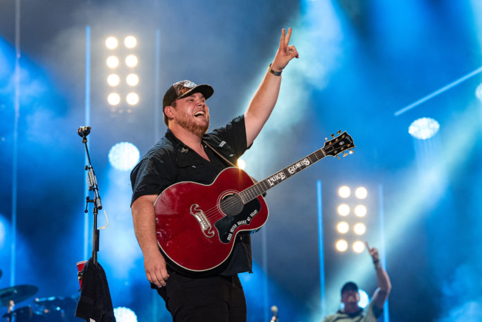Luke Combs at CMA Fest in 2019
