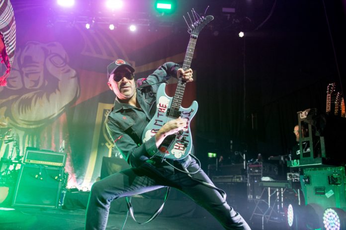 Tom Morello of Rage Against The Machine in concert in 2017