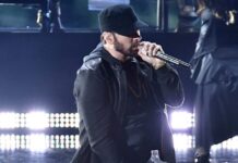 Eminem Explains How His Surprise Oscars Performance Came Together Eminem performs at the 92nd Annual Academy Awards in 2020