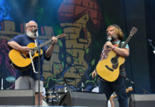 Tenacious D's Kyle Gass and Jack Black at Lollapalooza Festival in 2019