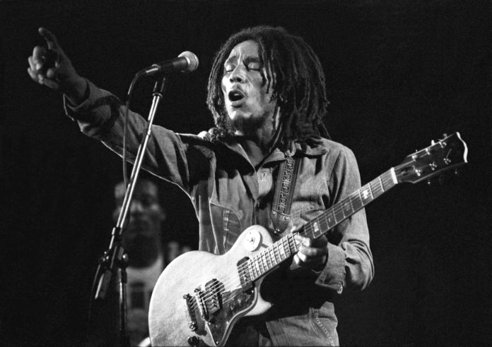 Bob Marley and the Wailers in 1975