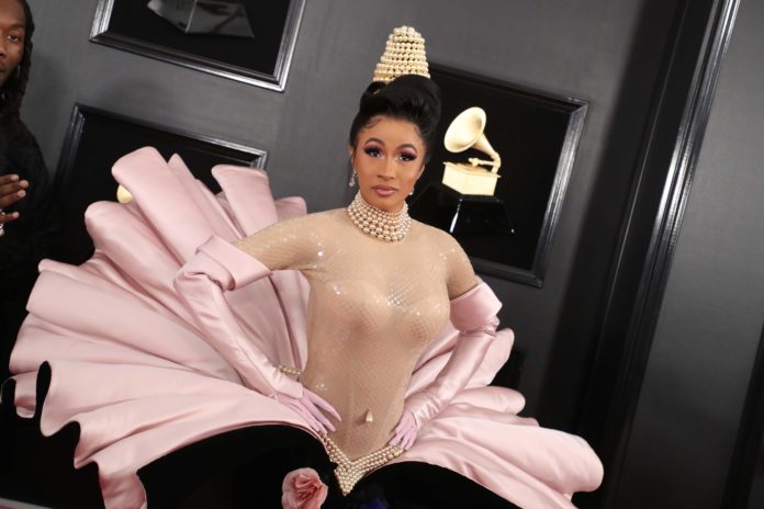 Cardi B at the 61st Annual Grammy Awards in 2019