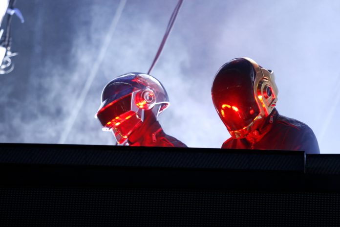 Daft Punk performs at Lollapalooza 2007. Photo by John D Shearer/BEI/Shutterstock (5125705aj)