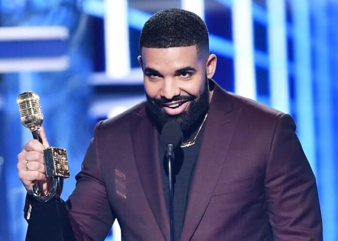 Drake at the Billboard Music Awards Show in 2019