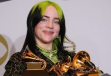 Billie Eilish Announces Third Studio Album “Hit Me Hard and Soft” Billie Eilish with her Grammys for Album of the Year, Best New Artist, Best Pop Solo Performance, Best Pop Vocal Album, and Record of the Year at the 2020 Grammy Awards