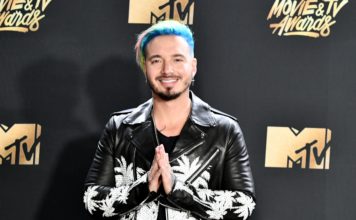 J Balvin at the MTV Movie & TV Awards in in 2017