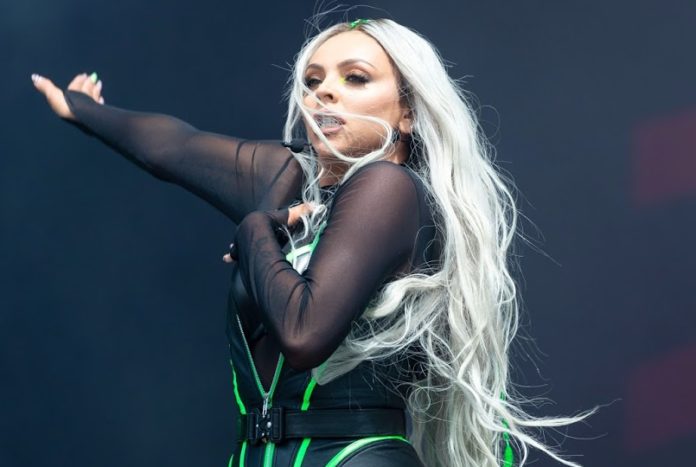 Jesy Nelson performing with Little Mix in 2019