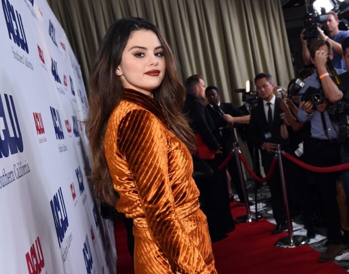 Selena Gomez at the ACLU Bill of Rights Dinner in 2019
