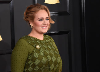 Adele at the Grammy Awards in 2017.