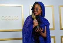 H.E.R. Wins the Oscar for the Best Original Song with “Fight for You” H.E.R., winner of the award for best original song for "Fight For You" from "Judas and the Black Messiah" at the 93rd Annual Academy Awards.