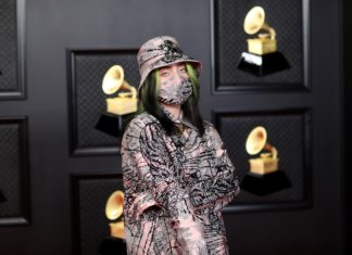 Billie Eilish at the 63rd Annual Grammy Awards in 2021