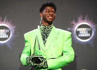 Lil Nas X at the American Music Awards in 2019.