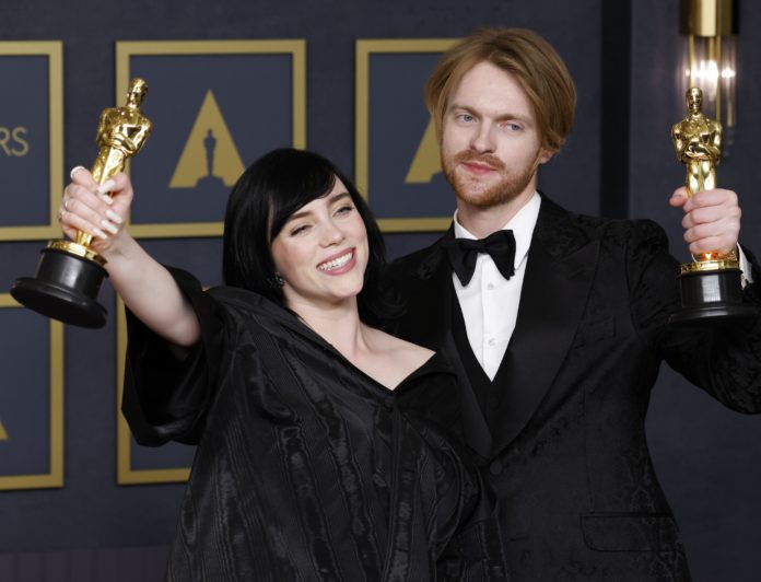 Billie Eilish and Finneas O'Connell, winners of Best Original Song 