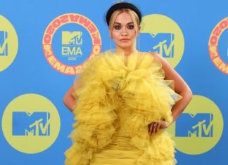 Rita Ora at the MTV Europe Music Awards in 2020