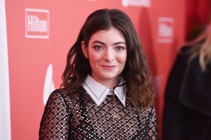 Lorde at the MusiCares Person of the Year Gala in 2018