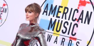 Taylor Swift at the American Music Awards in 2018