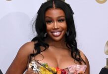 SZA to Release “SOS” Deluxe With Leaked Song & Start “Lana” From Scratch SZA at the 64th Annual Grammy Awards in April 2022