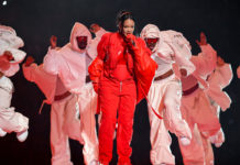 Rihanna Wows with a Spectecular Medley of Her Biggest Hits at Super Bowl Halftime Show Rihanna performing at the Super Bowl LVII Half Time Show in February 2023