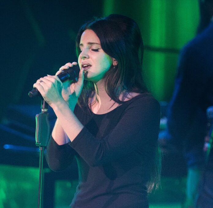 Lana Del Rey in concert in 2017