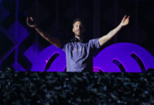 Calvin Harris and Ellie Goulding Drop Their Third Collaboration “Miracle” Calvin Harris at the iHeartRadio Jingle Ball in 2018