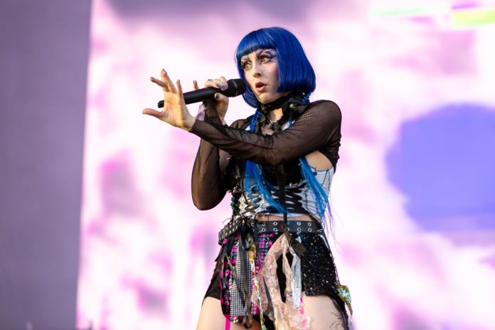 Ashnikko during Lollapalooza Music Festival in July 2022