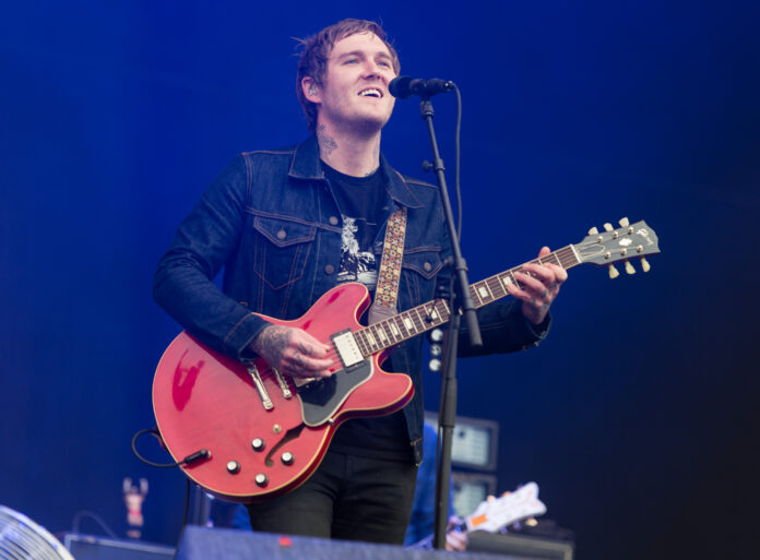 The Gaslight Anthem - Brian Fallon at Reading Festival in 2015