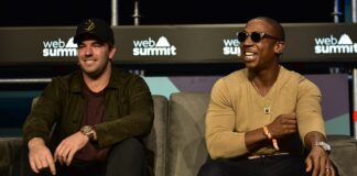 Billy McFarland with Ja Rule at the 2016 Web Summit
