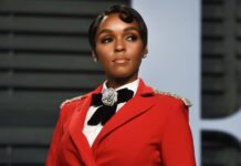 Janelle Monae at the Vanity Fair Oscar Party in 2018