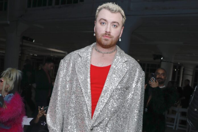 Sam Smith at the Christian Cowan show at New York Fashion Week in February 2023