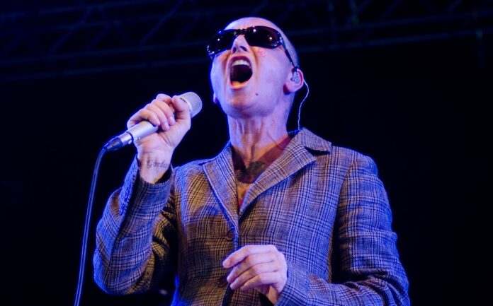 Sinead O'Connor performing on the Big Top at Bestival 2013