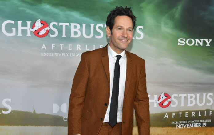 Paul Rudd at the "Ghostbusters: Afterlife" film premiere in 2021